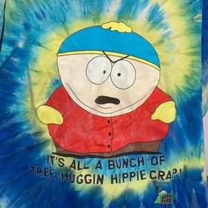 VINTAGE Tie-Dye South Park Tee